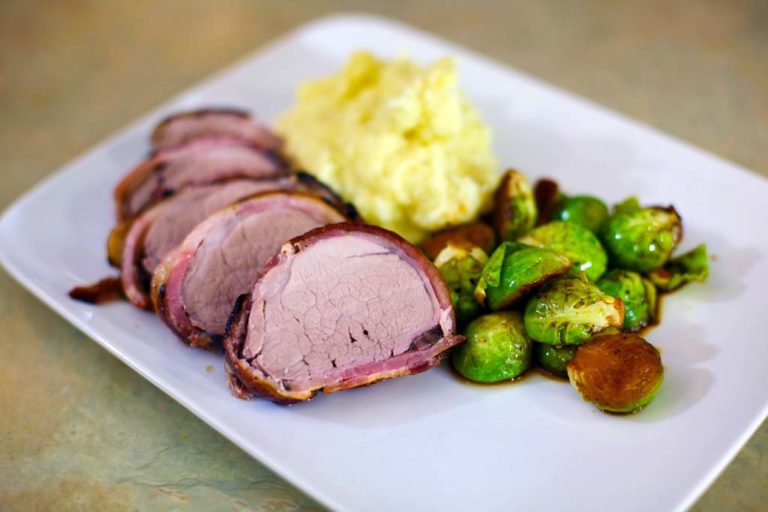 Bacon-Wrapped Pork Tenderloin