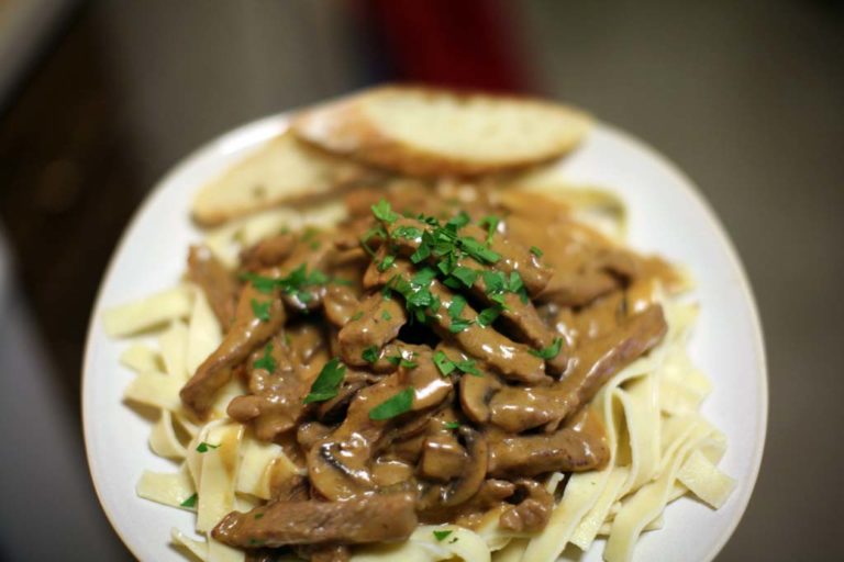 Beef Stroganoff