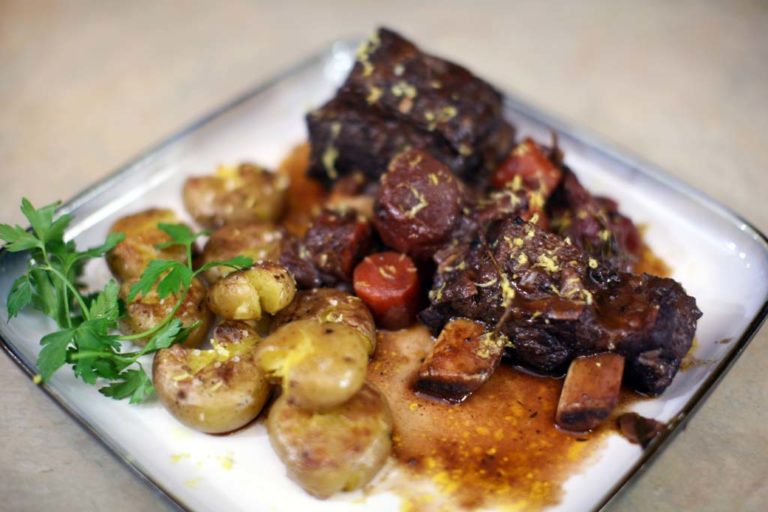 Braised Bison Short Ribs