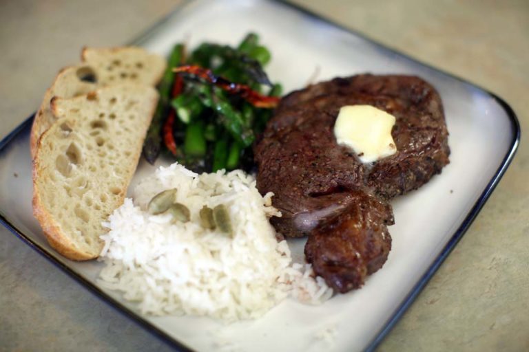 Broiled Bison Ribeye