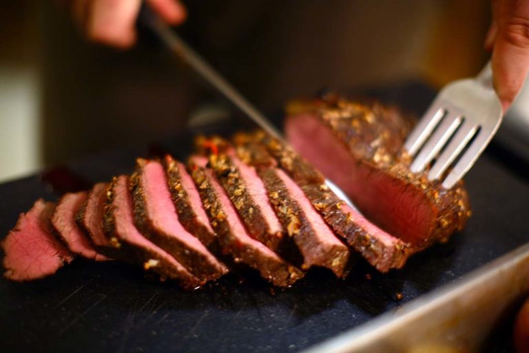 Roasted Bison