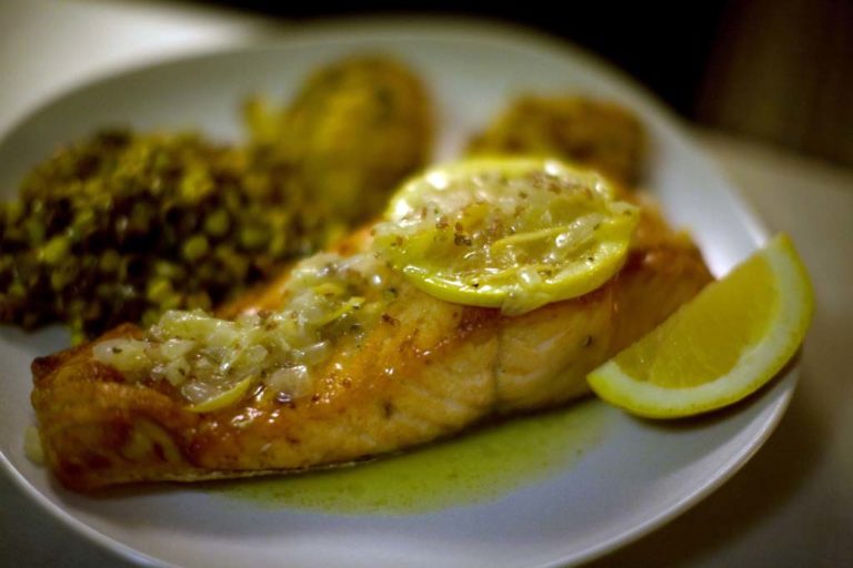 Broiled Salmon